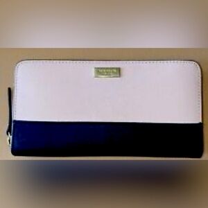 Kate Spade NY Laurel Way Neda Wallet Pink Zip around NWOT